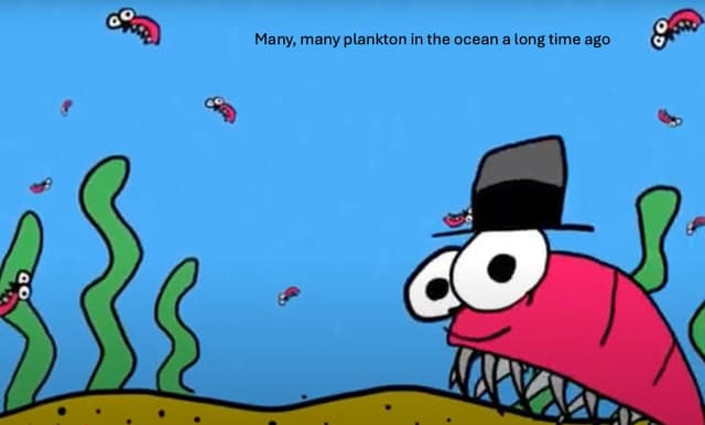 How plankton form natural gas