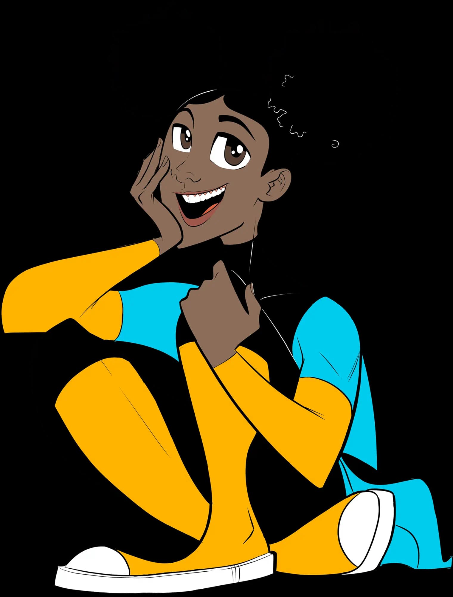 Character posing - home-student